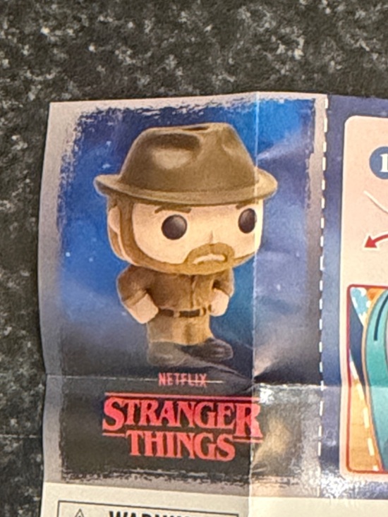 Stranger Things Other - Stranger Things Kinder Joy - Hopper